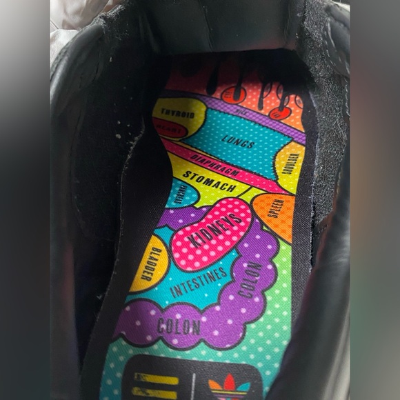 RARE NWOT Adidas Superstar x Pharrell Williams Sneakers in Black & Yellow - Picture 15 of 16